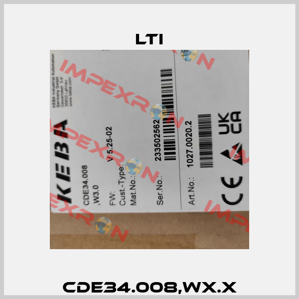 CDE34.008,Wx.x LTI